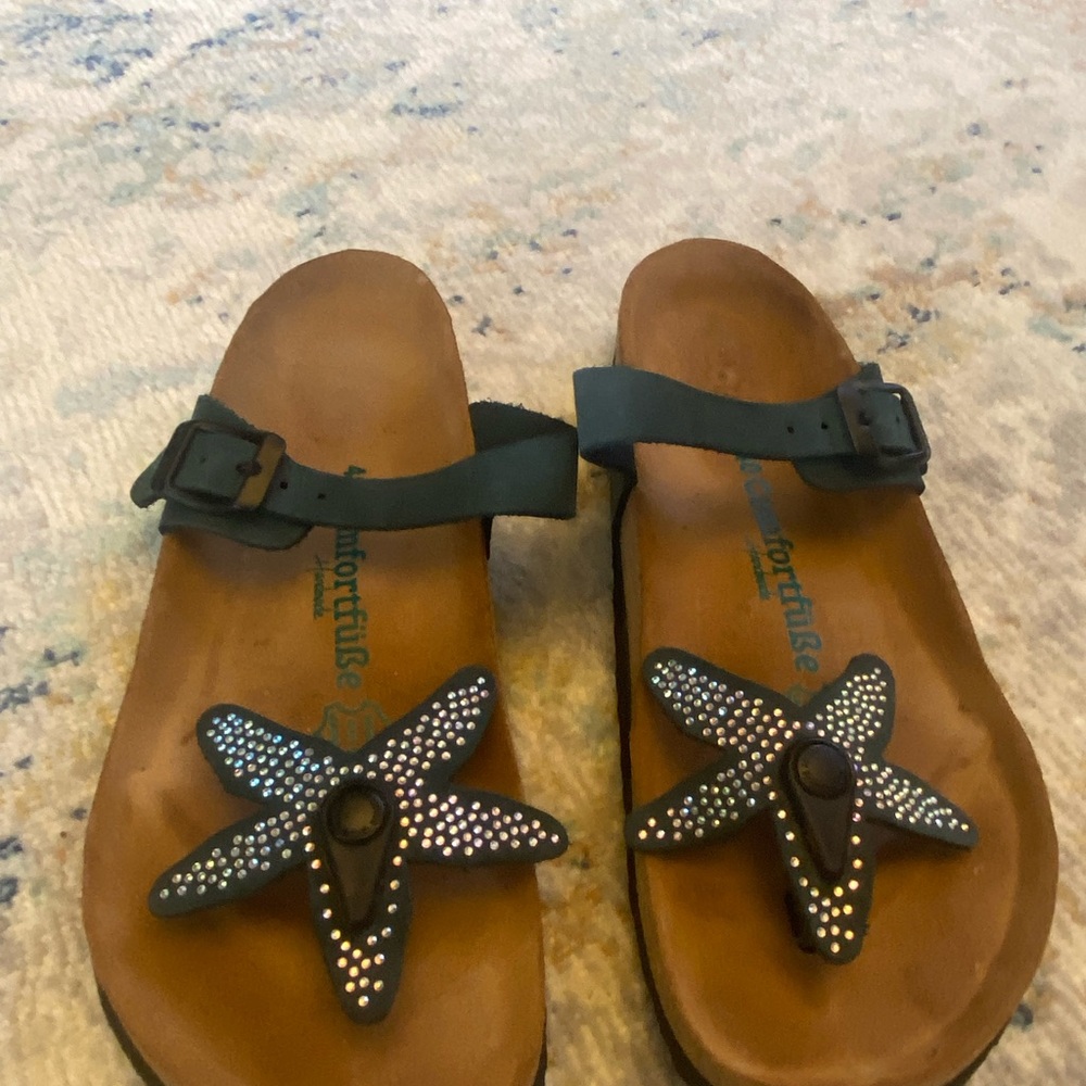 Comfortable Blue Starfish Sandals